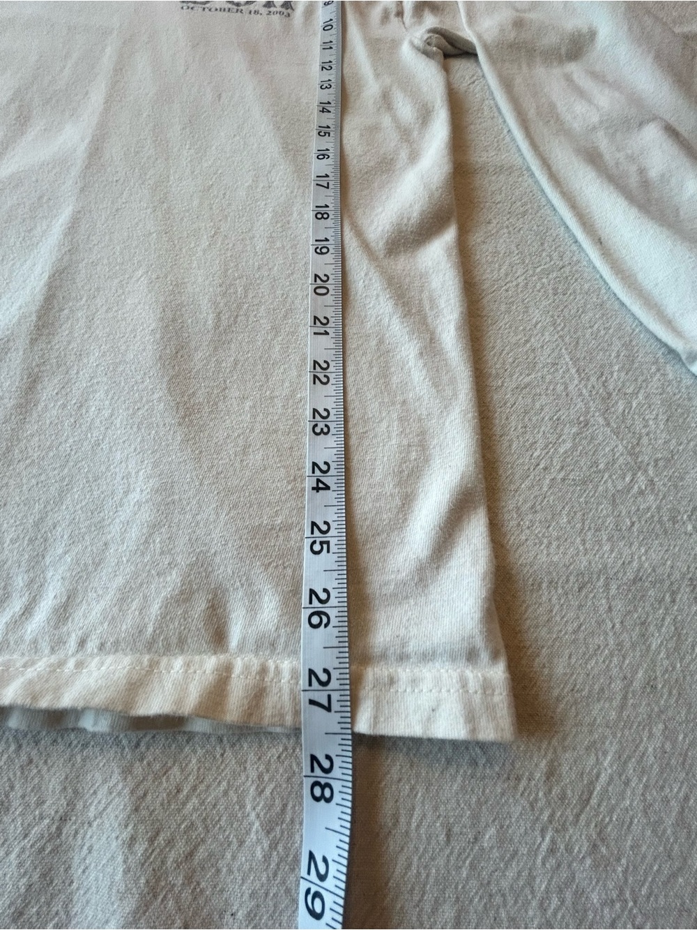 Hanes Beefy-T Y2K Western Ivory T-Shirt - Picture 5 of 9